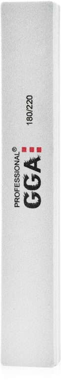 Баф-шліфувальник для нігтів, 180/220 - GGA Professional — фото N1