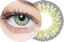 Кольорові контактні лінзи, оливкові, 2 шт. - Clearlab Clearcolor 55 — фото N2