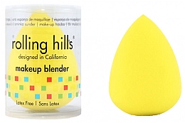 Бьюти блендер, желтый - Rolling Hills Makeup Blender Dark Yellow — фото N1