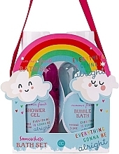 Парфумерія, косметика Набір - Accentra Over the Rainbow Bath Care Set (sh/gel/100ml + b/foam/100ml)