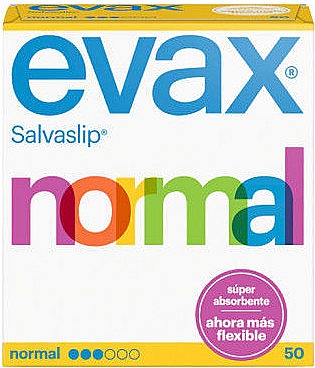 Ежедневные прокладки "Нормал", 50шт - Evax Salvaslip — фото N1