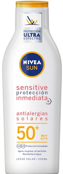 Солнцезащитное молочко для тела - NIVEA Sun Anti-allergic Sun Protector Sensitiv Milk — фото N1
