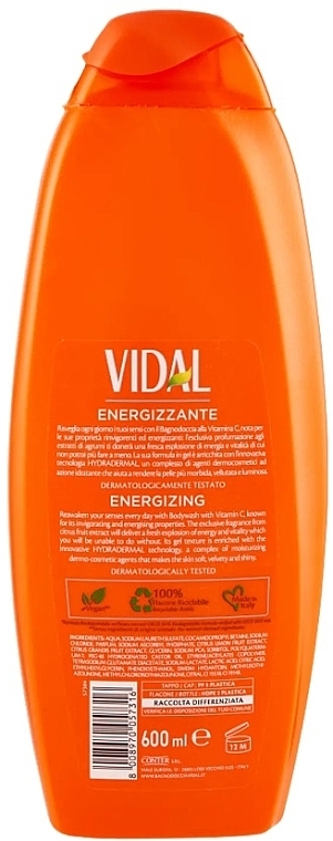 Гель для душу "Вітамін С" - Vidal Vitamin C Shower Gel — фото N3