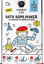 Набір "Зроби сам" - Nailmatic DIY Kit Paris Bath Bomb Maker — фото N1
