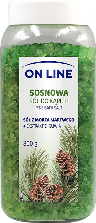 Сіль для ванни "Сосна" - On Line Pine Tree Bath Salt — фото N1