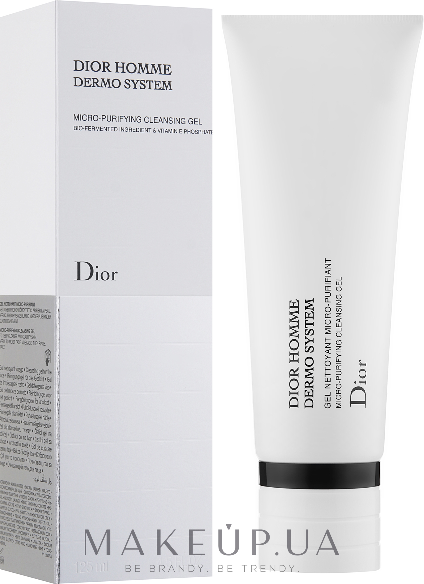 Гель очищающий - Dior Homme Dermo System Gel 125ml — фото 125ml