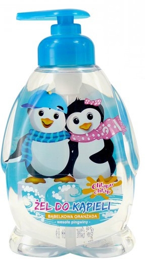 Детский гель для душа "Пингвины" - Chlapu Chlap Bath & Shower Gel — фото N1