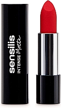 Духи, Парфюмерия, косметика Помада для губ, матовая - Sensilis Intense Matte Long-Lasting Lipstick