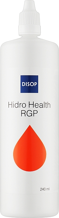 Раствор для жестких контактных линз, 240 мл - Disop Hidro Health RGP — фото N1