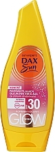 Парфумерія, косметика Освітлювальна олійна емульсія із золотими часточками - Dax Sun Illuminating Oil Emulsion SPF 30