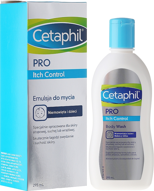 Эмульсия для ежедневного мытья детей - Cetaphil Pro Itch Control Body Wahs — фото N1