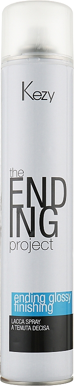Спрей-лак для волос "Надежная фиксация" - Kezy The Ending Project Ending Glossy Finishing Spray — фото N1