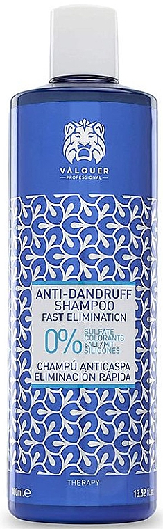 Шампунь против перхоти - Valquer Anti-Dandruff Shampoo Fast Elimination — фото N2