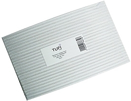 Пилочка-півколо для нігтів 100/180, біла - Tufi Profi Premium — фото N1