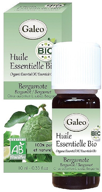 Органічна ефірна олія бергамота - Galeo Organic Essential Oil Bergamot — фото N1