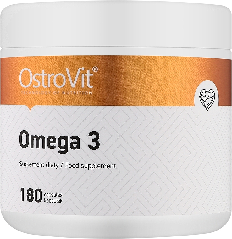 Пищевая добавка "Жирные кислоты Омега-3", в капсулах - OstroVit Omega-3 — фото N1