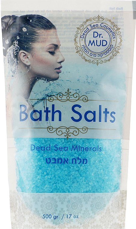 Соль для ванны с минералами Мертвого моря "Синяя" - More Beauty Bath Salts — фото N1