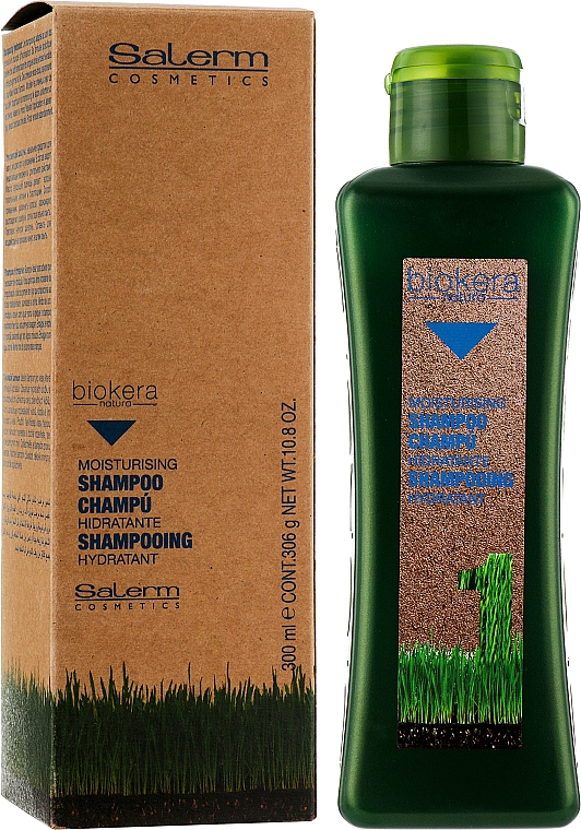 Увлажняющий шампунь - Salerm Biokera Moisturising Shampoo — фото N2