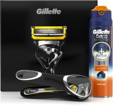 Парфумерія, косметика Набір подарунковий - Gillette Fusion ProShield (бритва/1шт + gel/170ml + чехол)