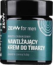 Багатофункціональний зволожувальний крем для обличчя для чоловіків - Zew For Men Face Cream (у скляній баночці) — фото N1