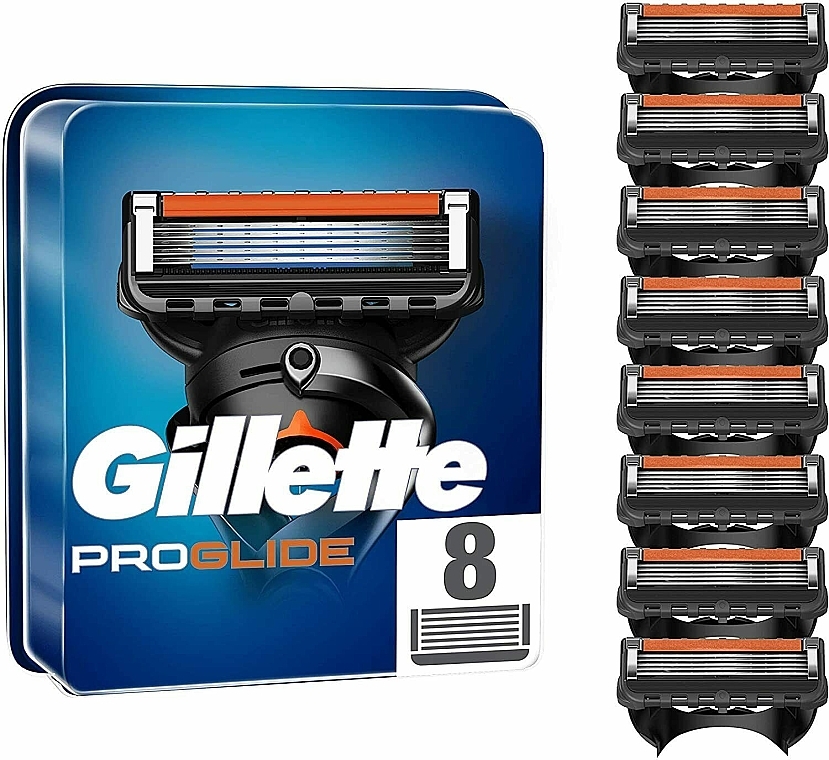 Сменные кассеты для бритья, 8 шт. - Gillette Fusion ProGlide — фото N3