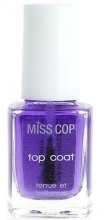 Парфумерія, косметика Топ-покриття для нігтів - Miss Cop Top Coat