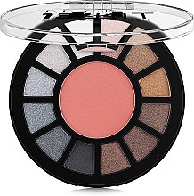 Духи, Парфюмерия, косметика Палетка для макияжа глаз и лица - DoDo Girl 13 Colors Eyeshadow + Blush Kit