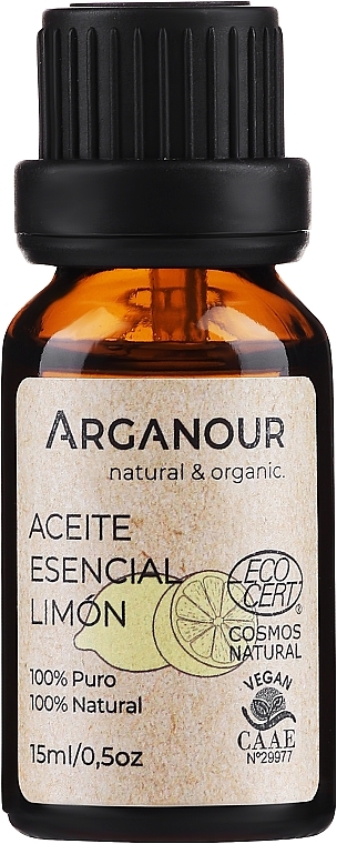 Эфирное масло лимона - Arganour Essential Oil Lemon — фото N1