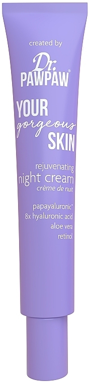 Омолоджувальний нічний крем для обличчя - Dr. PAWPAW Your Gorgeous Skin Rejuvenating Night Cream — фото N1
