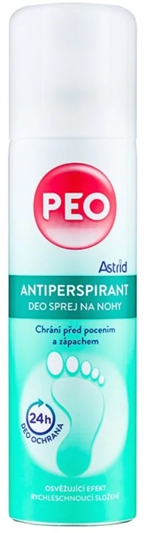 Дезодорант-антиперспірант - Astrid Antiperspirant Deo Foot Spray Peo — фото N1