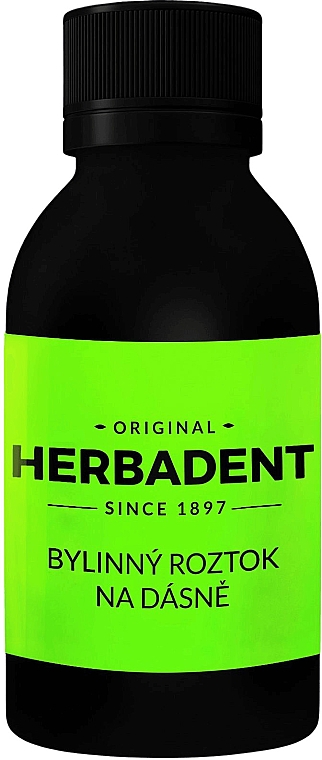 Травяной раствор для лечения десен - Herbadent Original — фото N1