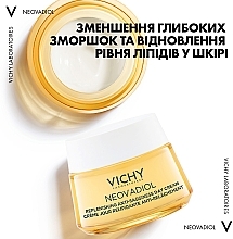 Антивіковий крем для зменшення глибоких зморшок і відновлення рівня ліпідів в шкірі - Vichy Neovadiol Replenishing Anti-Sagginess Day Cream — фото N5