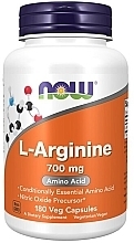 Амінокислота "L-Аргінін", 700 мг - Now Foods L-Arginine — фото N1