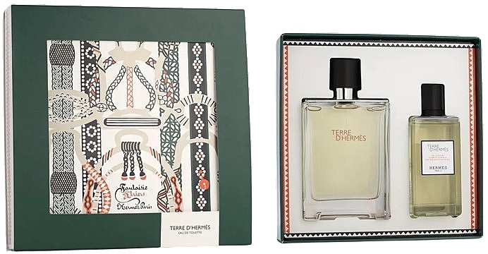 Hermes Terre d’Hermes - Набор (edt/100ml + sh/gel/80ml) — фото N1