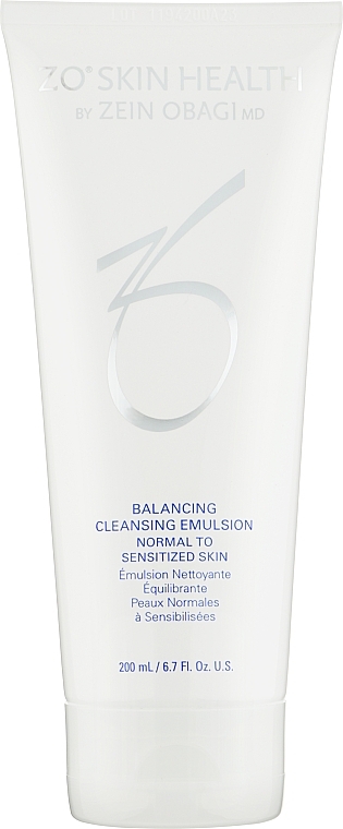 Гидрофильный гель - Zein Obagi ZO Skin Health Balancing Cleansing Emulsion — фото N1
