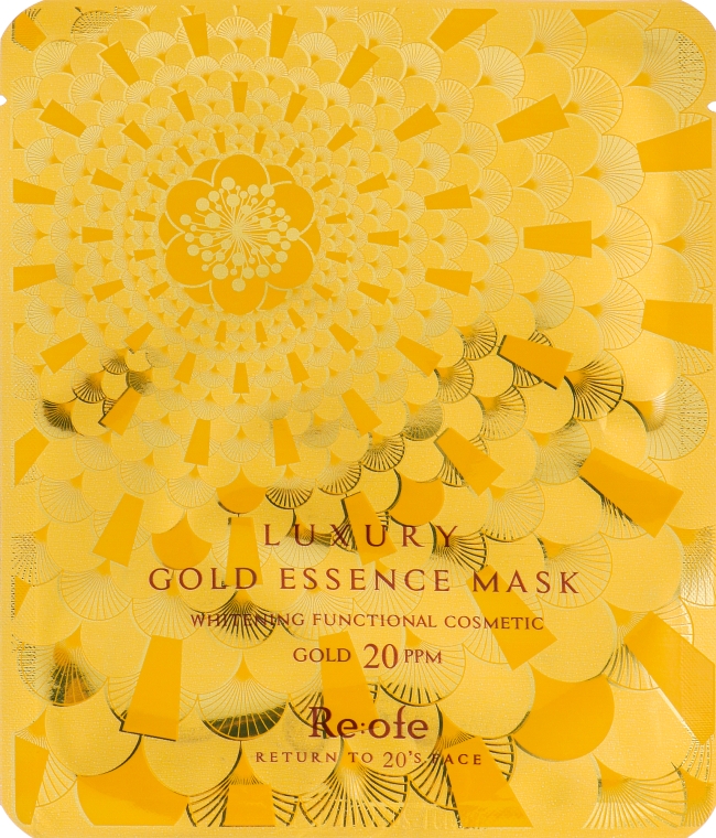 Золотая тканевая маска для лица - Esfolio Re:ofe Luxury Gold Essence Mask