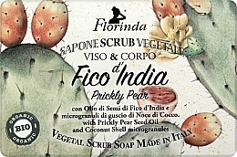 Мило-скраб з олією кісточок опунції - Florinda Prickly Pear Soap Scrub — фото N1