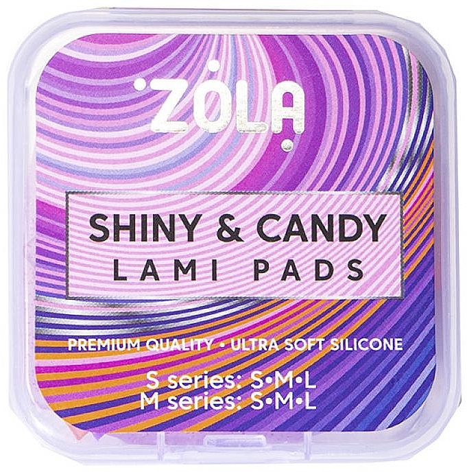 Валики для ламінування вій та брів, S series -S, M, L, M series -S, M, L - Zola Shiny & Candy Lami Pads — фото N1