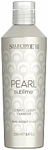 Парфумерія, косметика Шампунь з екстрактом перлів для надання блиску світлому та хімічно обробленому волоссю - Selective Pearl Sublime Ultimate Luxury Shampoo