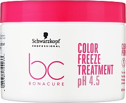 Маска для фарбованого волосся - Schwarzkopf Professional Bonacure Color Freeze Treatment pH 4.5 — фото N4