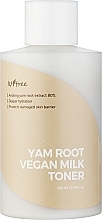 Тонер увлажняющий с корнем дикого ямса - IsNtree Yam Root Vegan Milk Toner — фото N1