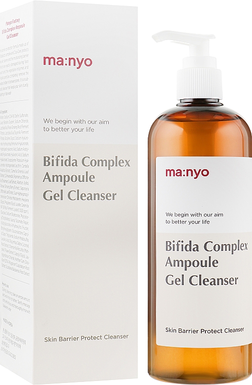 Гель для умывания с бифидо- и лактобактериями - Manyo Bifida Complex Ampoule Gel Cleanser 
