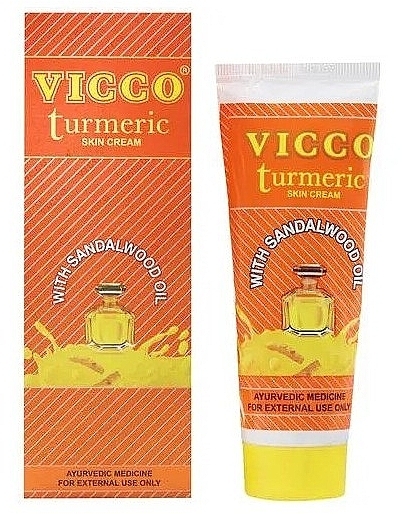 Крем для лица с куркумой - Vicco Turmeric Face Cream — фото N1