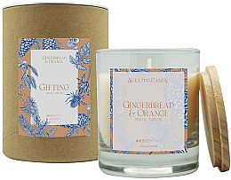 Духи, Парфюмерия, косметика Ароматическая свеча "Gingerbread & Orange" - Ambientair Gifting Scented Candle