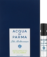 Парфумерія, косметика Acqua di Parma Blu Mediterraneo Bergamotto di Calabria - Туалетна вода (пробник)