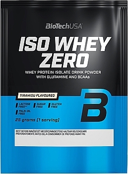 Безлактозний протеїн «Тірамісу» - BioTech 100% Pure Whey Tiramisu (саше) — фото N1