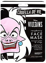 Парфумерія, косметика Зволожувальна маска для обличчя "Круелла" - Mad Beauty Disney Cruella Sheet Face Mask