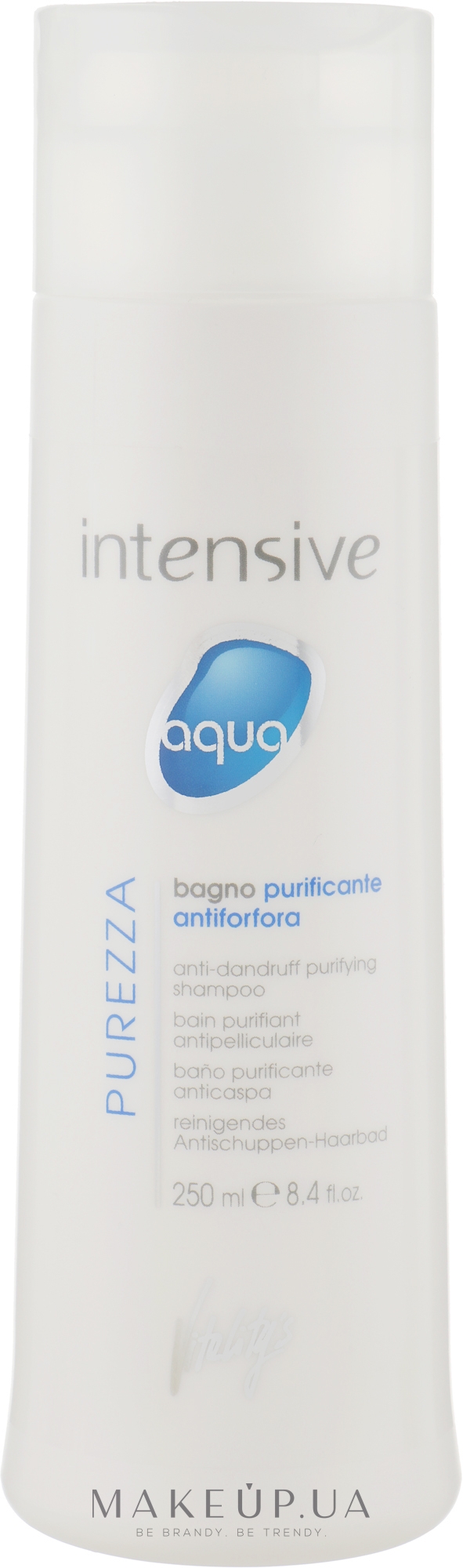 Очищающий шампунь против перхоти - Vitality's Intensive Aqua Purify Anti-Dandruff Purifying Shampoo — фото 250ml