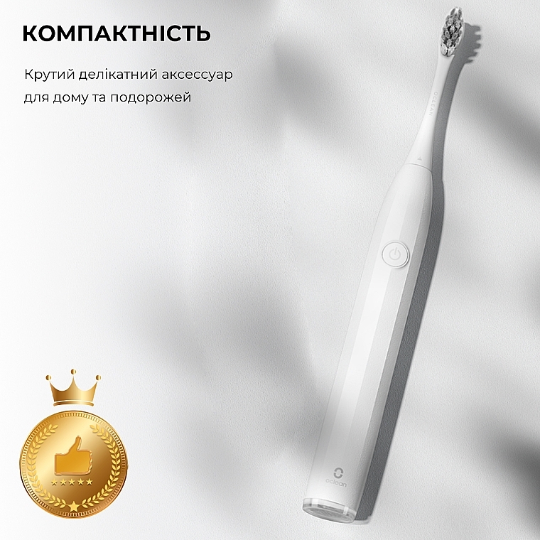 Електрична зубна щітка Oclean Endurance White, настінне кріплення - Oclean Endurance Electric Toothbrush White — фото N4