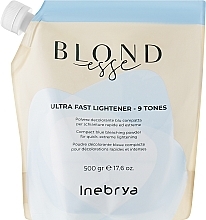 Синя освітлювальна пудра для волосся - Inebrya Blondesse Ultra Fast Lightener 9 Tones  — фото N1